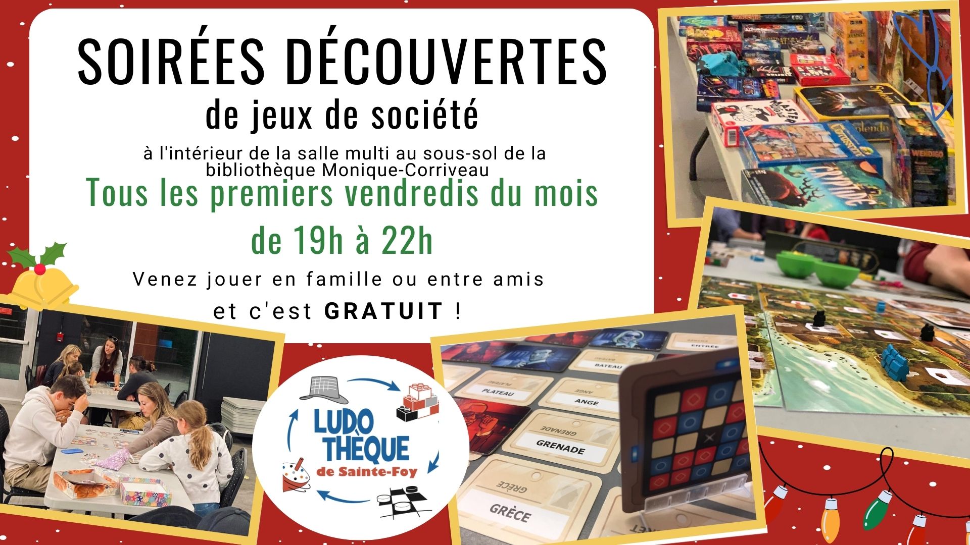 ludothèque de sainte-foy temps des fêtes