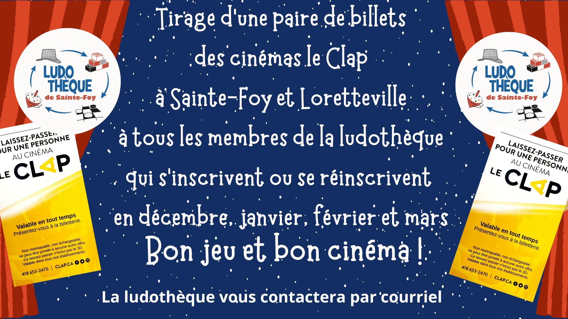 ludothèque de sainte-foy temps des fêtes