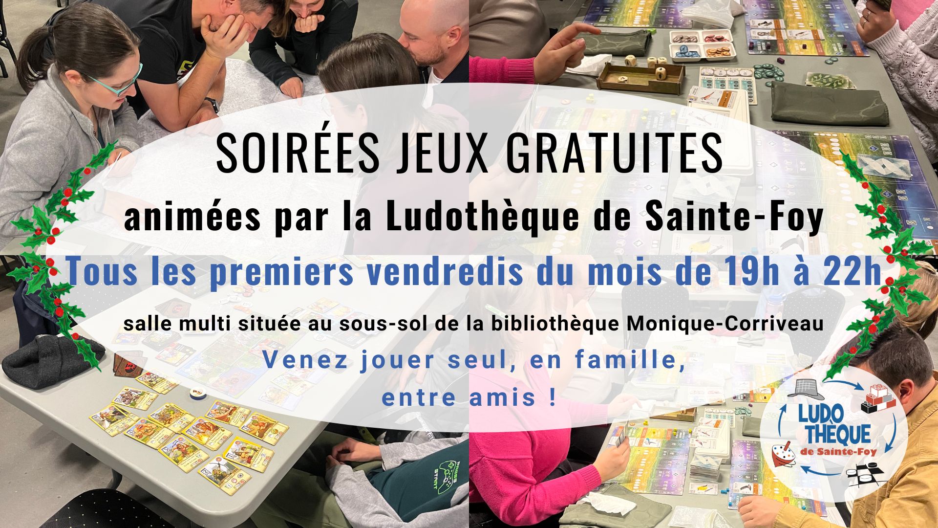 ludothèque de sainte-foy temps des fêtes