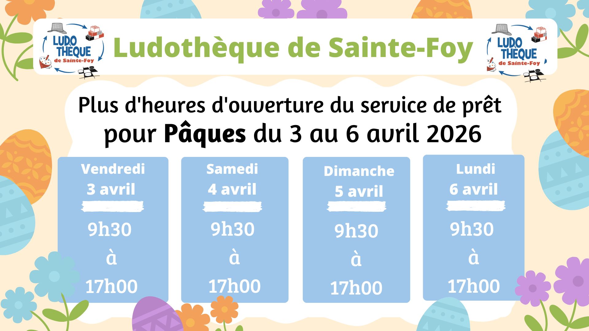 ludothèque de sainte-foy temps des fêtes