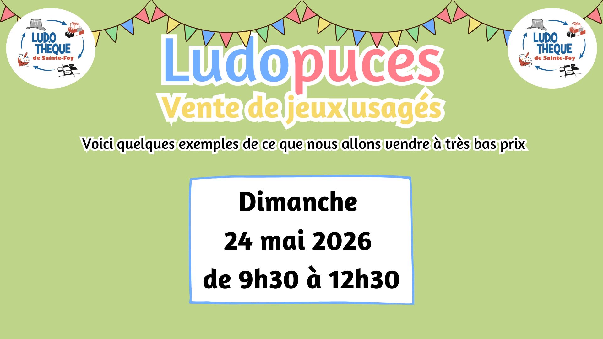ludothèque de sainte-foy temps des fêtes