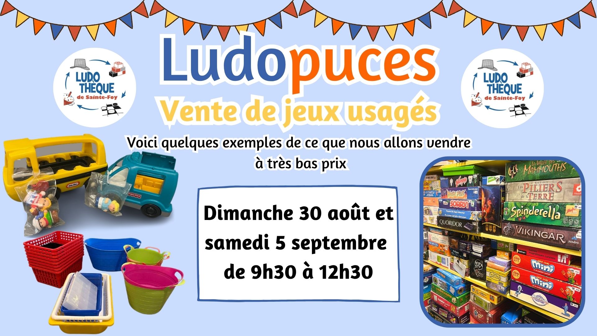ludothèque de sainte-foy temps des fêtes