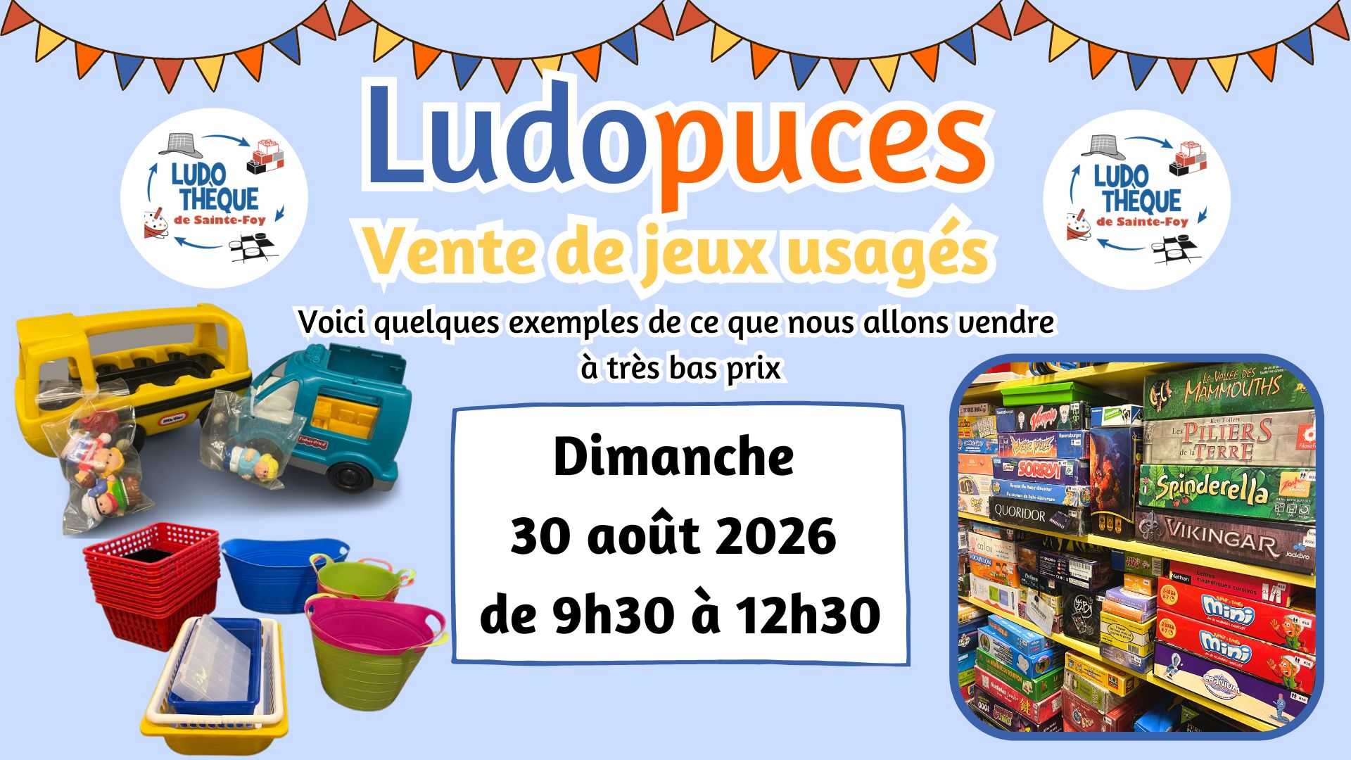 ludothèque de sainte-foy temps des fêtes