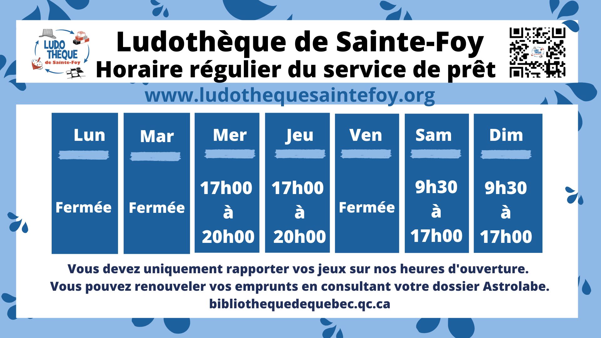 ludothèque de sainte-foy temps des fêtes